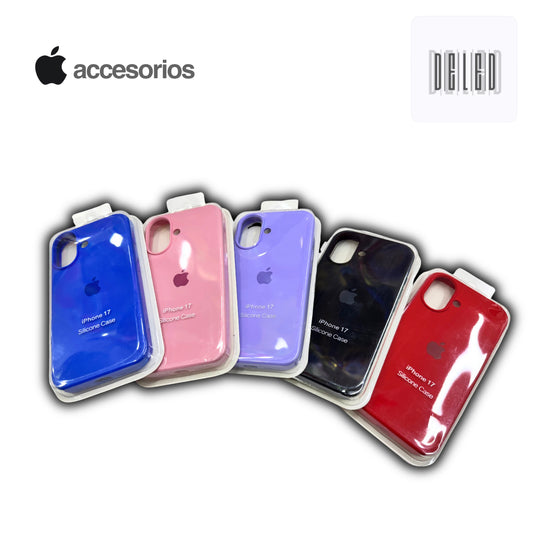 Funda de Silicón / Case de Silicón para iPhone 17 Calidad Original APPLE