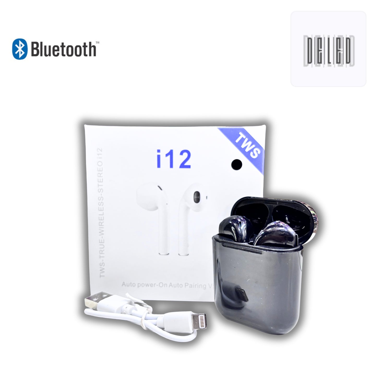 Audífonos Inalámbricos Bluetooth Recargables i12 5.0 TWS XINMI I12A