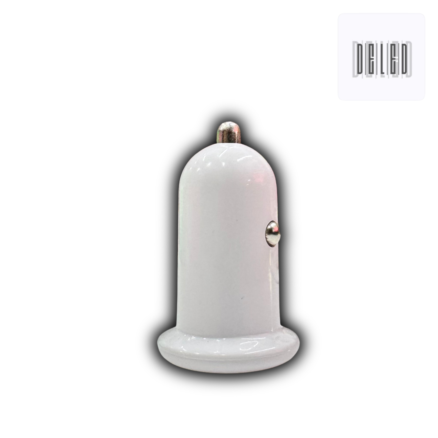 Cargador / Adaptador de 1 Puerto USB para Automóvil 12-24V 1HORA GAR-097