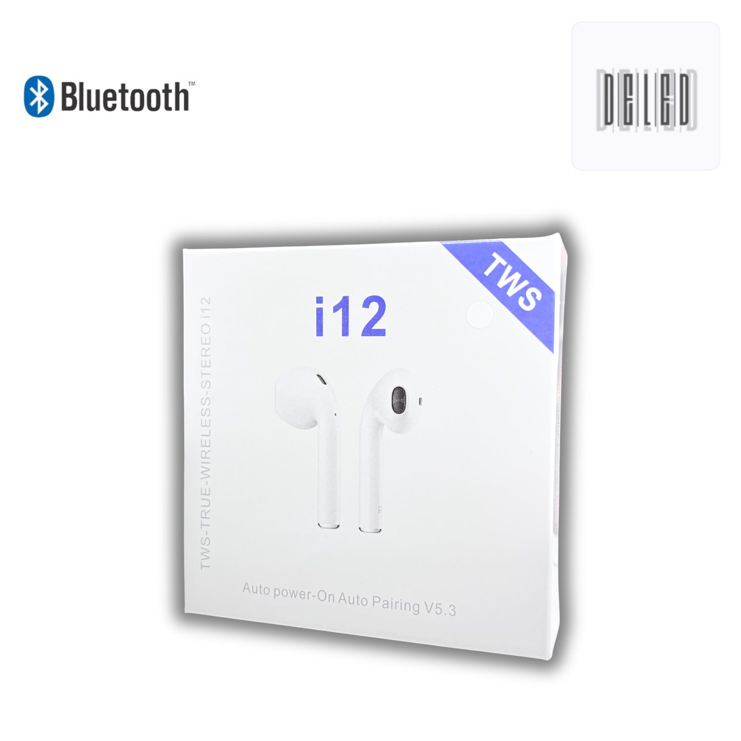 Audífonos Inalámbricos Bluetooth Recargables i12 5.0 TWS XINMI I12A