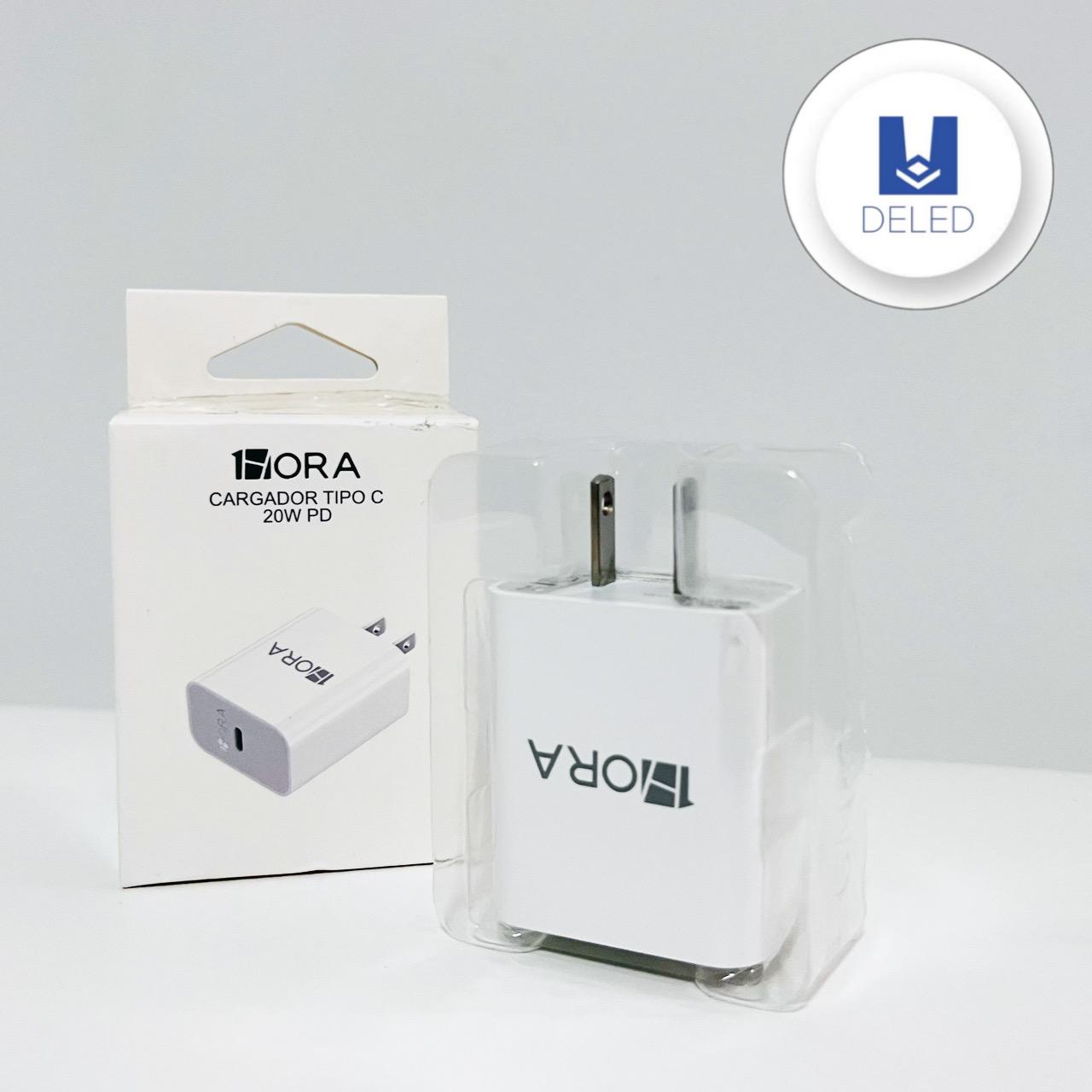 Cubo Cargador / Adaptador de Corriente TURBO Carga Rápida Entrada Tipo C 20w 1HORA GAR149