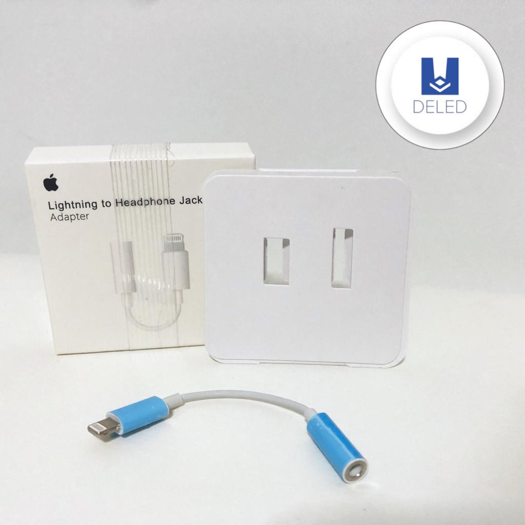 Adaptador para Audifonos Lightning a Auxiliar Jack Calidad Original APPLE