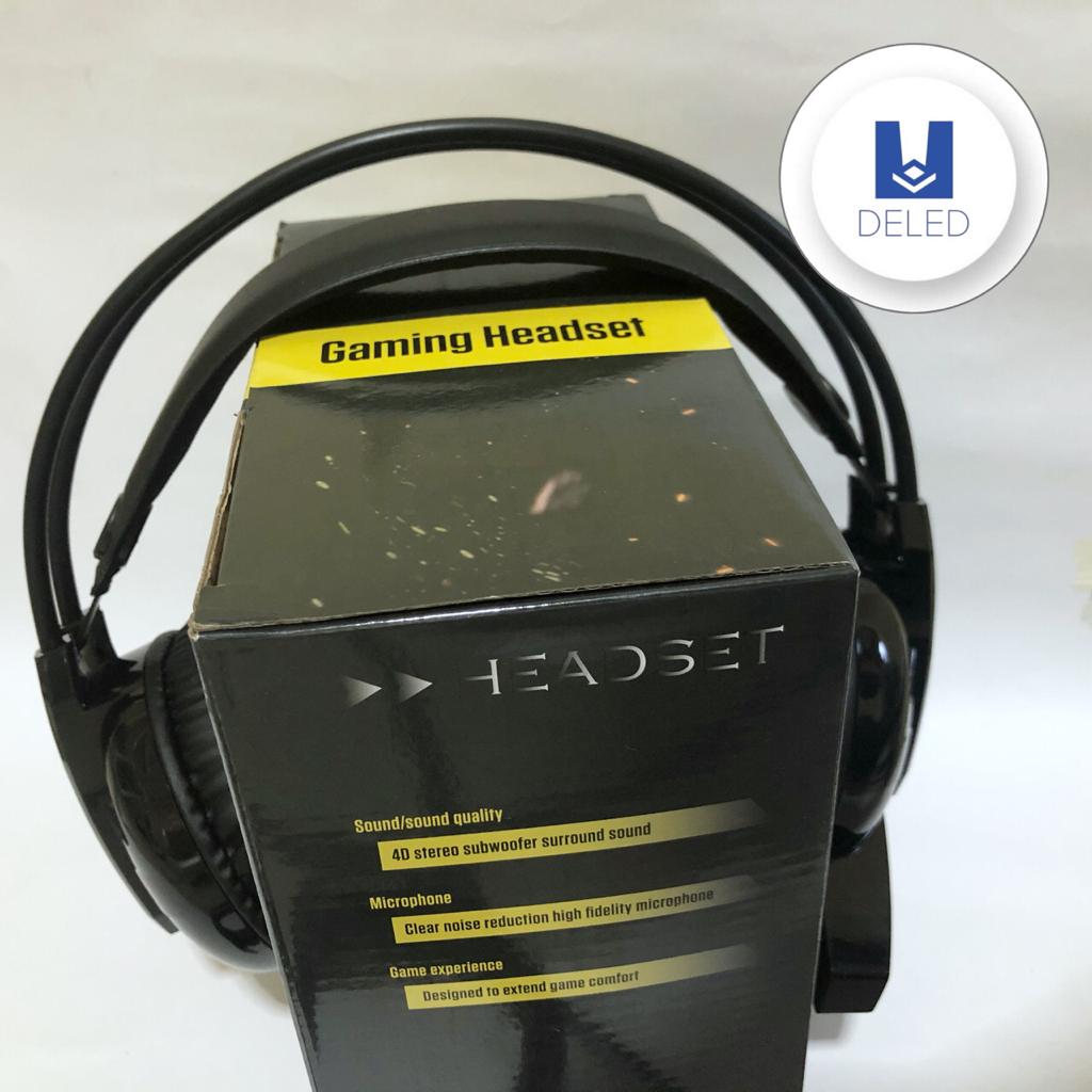 LIQUIDACION Audífonos Diadema con Micrófono Estilo Gamer HEADSET HDS02